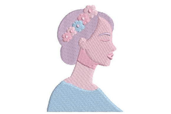 Download Floral Crown Feminine Silhouette - Premium Resources