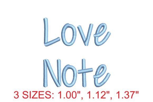 Download Love Note Embroidery Font - Premium Resources